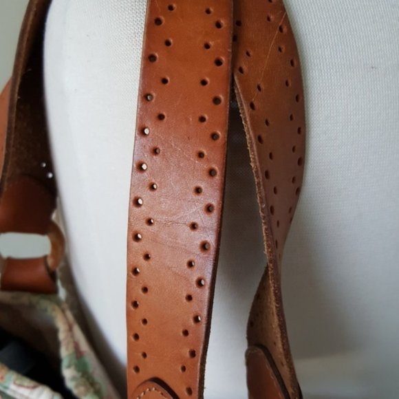 Fossil Beaded Canvas & Leather Bag - Picture 5 of 14